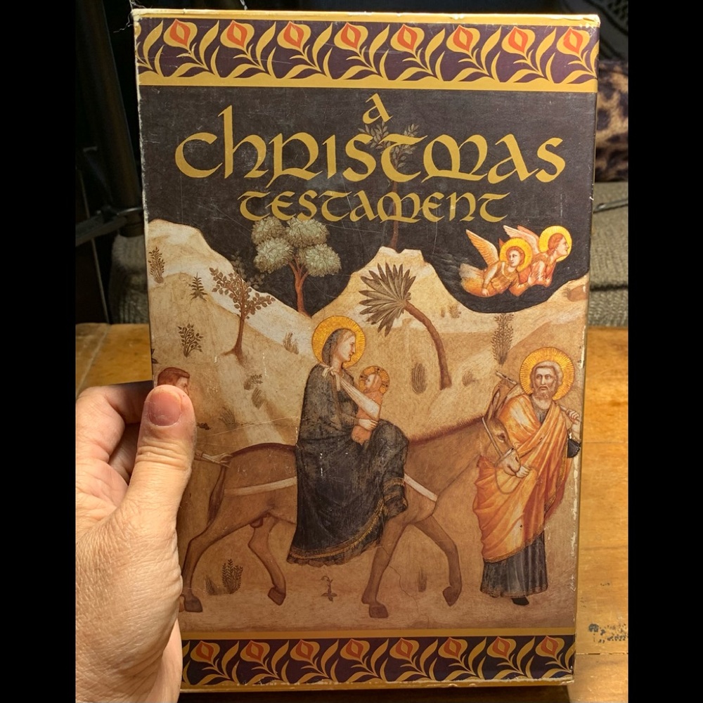 A Christmas Testament Kopper Stewart Tabori & Chang still in boxed case 1982